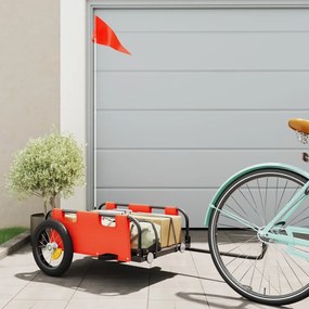 Rimorchio Da Bici Arancione Oxford E Ferro /