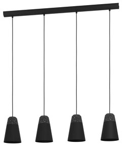 Eglo 99545 - Lampadario su corda  CANTERRAS 4xE27/40W/230V