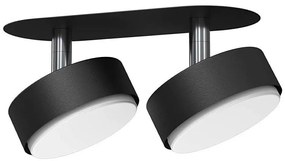 Brosline 3261 - faretto da incasso per controsoffitto DROP 2xGX53/9W/230V nero