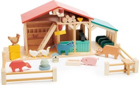 Tender Leaf - Fattoria in legno con animali