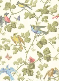 Cole & Son Carta da parati Winter Birds - Multi