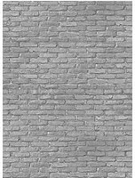 Silver Grey Brick Wallpaper von NLXL Tapeten