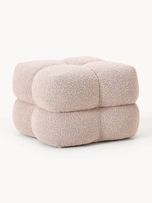 Pouf imbottito in bouclé Ellie