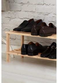 Scarpiera di colore naturale in abete massiccio – Premier Housewares