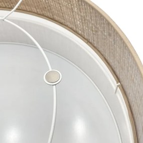 Plafoniera LED SIRJA BOHO LED/36W/230V Ø 45 cm beige/bianco