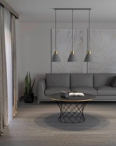 Lampadario Moderno Twicken oro 3x E27 EGLO