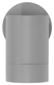 Applique Cilindrica Monodirezionale IP65 GU10 Grigio Colore Grigio
