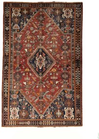 Shiraz Tappeto persiano 160x260 Rosso (Iran) Annodato A Mano