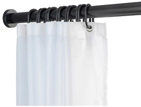 Asta da bagno telescopica nera, lunghezza 70-115 cm Luz - Wenko