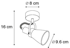 Faretto classico rame - Jos 1
