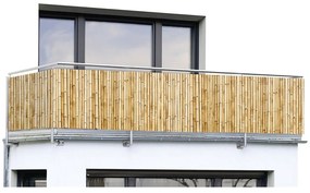 Paravento in plastica marrone chiaro 500x85 cm - Maximex