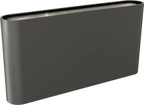Applique LED 12W Bidirezione IP65 CCT con LED OSRAM - Antracite