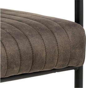 Sedie da pranzo grigio scuro in set di 2 Adele - Actona