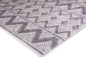 Passatoia grigia lavabile 80x200 cm Zig Zag – Vitaus