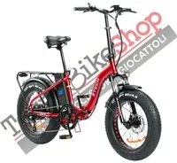 Bicicletta Elettrica Pieghevole Z-Tech ZT-89-AW Folding Etna 250W 36V 13Ah con Display colore Rosso