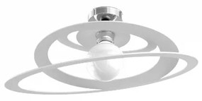 Bungee plafoniera d.50 cm. 1 luce bianco 1197-pl50-bi