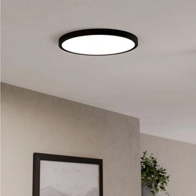 Eglo 901725 - LED RGBW dimmerabile lampada da soffitto per bagno FUEVA-Z LED/17,5W/230V 38,9cm IP44 nero