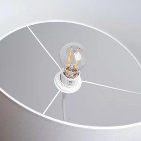 Sollux SL.1404 - Lampadario a sospensione con filo NOVA 1xE27/15W/230V diametro 40 cm bianco