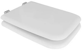 Coperchio water Ideal Standard Conca bianco europeo in legno rivestito con cerniere