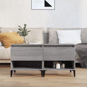 Tavolini 2 pz grigio sonoma 50x46x50 cm in legno multistrato