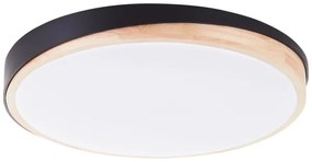 Brilliant - Plafoniera LED dimmerabile BAARLO LED/36W/230V diametro 50 cm nero + +TC