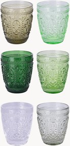Set di 6 bicchieri verdi Imperial