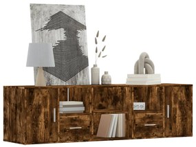 Mobile Angolare Rovere Fumo 160x40x45 Cm İn Truciolato /