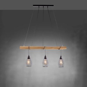 Leuchten Direkt 15526-79 - Lampadario a sospensione con filo SPRING 3xE27/40W/230V