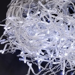 Brilagi - Catena luminosa natalizia LED per esterni 400 LED/8 funzioni 23 m IP44 bianco freddo