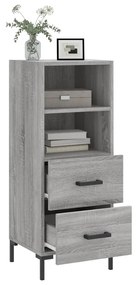 Credenza grigio sonoma 34,5x34x90 cm in legno multistrato