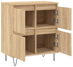 Credenza Rovere Sonoma 60x35x70 cm in Legno Multistrato