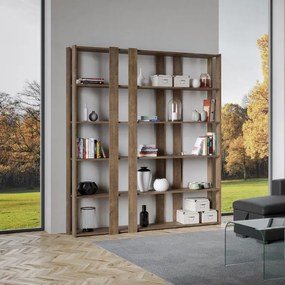 Libreria Eleganza Kato, Composizione E Kato 6R 8 fasce lunghe / Noce