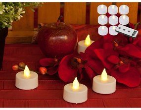 Set di 8 candele a a LED (altezza 4 cm) - Hilight