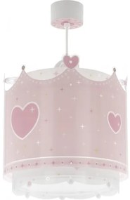 Dalber 61102 -Lampadario per bambini LITTLE QUEEN 1xE27/60W/230V