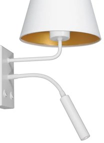 Lampada da parete ARDEN 1xE27/60W+1xG9/8W/230V bianco/oro