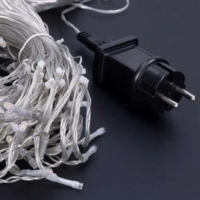 Solight 1V401-WW-LED Tenda natalizia da esterno 360xLED/8 funzioni 15m IP44 bianco caldo