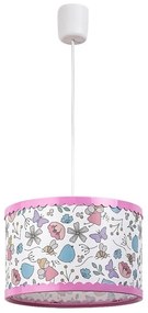 Rabalux - Lampadario a sospensione per bambini 1xE27/40W/230V rosa