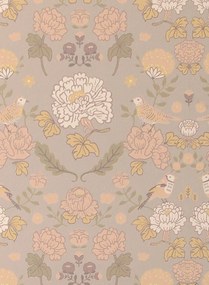 Majvillan Carta da parati June - Mindful Grey