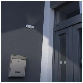 LED Proiettore solare con sensore di movimento LED/3,7V 1200mAh 4000K IP65 bianco