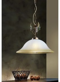 ONLI - Lampadario a sospensione con catena MIRA 1xE27/22W/230V diametro 40 cm