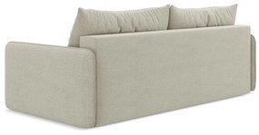 Divano color crema allungabile/con contenitore 216 cm Nanea – Makamii