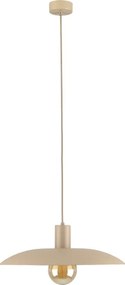Lampadario a sospensione con filo ASTRA 1xE27/15W/230V diametro 41 cm beige