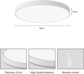 Brilagi-LED Lampada dimmerabile POOL SMART LED/60W/230V 3000-6000 50 cm+DO bianc
