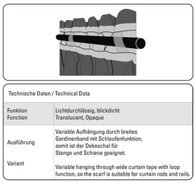 Tenda rosa 175x140 cm Etamine - Gardinia