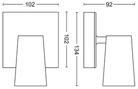 Philips 50571/31/PN - Faretto MYLIVING PAISLEY 1xGU10/5,5W/230V
