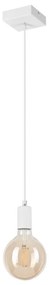 Lampadario a sospensione con filo ASTRID 1xE27/60W/230V bianco