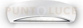Giove applique a parete esterno ip54 bianco 1 luce attacco e27