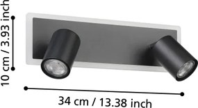 Eglo 901635 - Faretto LED RIMBOCCHI LED/12W/230V nero