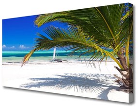 Quadro su tela Paesaggio della spiaggia di Palma 100x50 cm