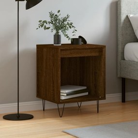 Comodino Rovere Marrone 40x35x50 Cm İn Legno Multistrato /